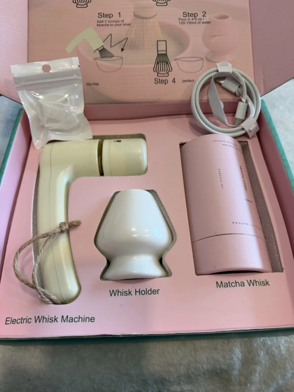Handheld electric matcha set new